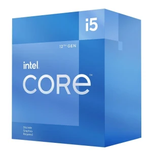 بروسيسور كمبيوتر Intel Core  i5-12400F ، ذاكرة تخزين مؤقت 18 ميجا ، تصل إلى 4.40 جيجا هرتز