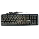 Forev FV-F60 Keyboard And optical Mouse Wired Set Black