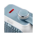 Delonghi Capsule Desk Ceramic Fan Heater 360 Watt Light Blue HFX10B03.LB