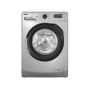 ZANUSSI Washing Machine 7KG PERLAMAX Full Automatic Front Loading Silver Black Door ZWF7240SB5