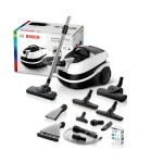 BOSCH Vacuum Cleaner 2100 Watt Both Bag &amp; BagLess For Wet &amp; Dry White BWD421PRO