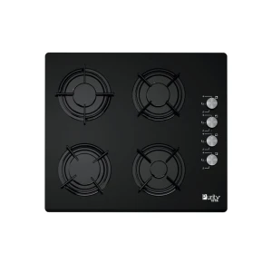 Purity 101 Built in Cooker 4 Gas Burners Heavy Duty Grids Black PT601GLBL