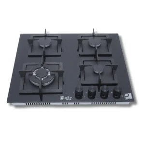 Purity 101 Built in Cooker Gas Hob 4 Eyes Heavy Duty Grids - Black HPT606G