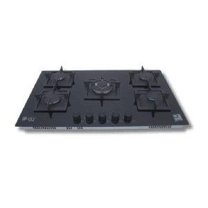 Purity 101 Built in Cooker Gas Hob 5 Eyes Heavy Duty Grids - Black HPT915G