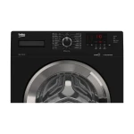 BEKO Washing machine 8 KG Inverter Front Loading Digital Black WTV 8612 XBCI