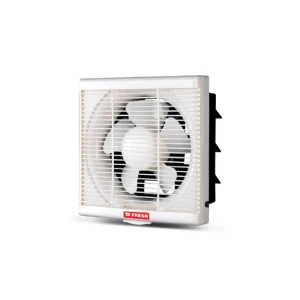 Fresh Wall Ventilating Fan 20 cm two direction Privacy Grid White 500004556