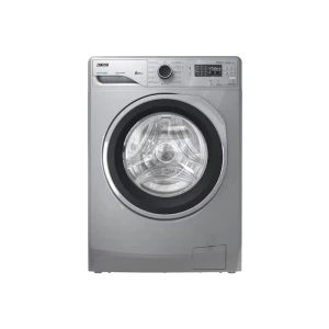 ZANUSSI Washing Machine 7KG PERLAMAX Full Automatic Front Loading Silver Black Door ZWF7240SS5