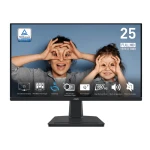 MSI PRO MP251 24.5-inch PC Monitor IPS 1920 x 1080 FHD, 100Hz, Adaptive-Synch, HDMI, VGA Port, VESA Mountable, Tilt, Speaker, 1ms, EyesErgo - Black