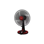 TORNADO Desk Fan 16 Inch 4 Blades Black x Red TDF16