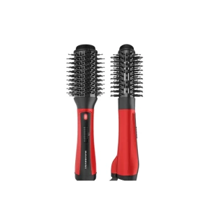 Rush Brush Hair Straightener Brush 1200 Watt V2 Red