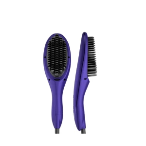 Rush Brush S3 Hair Straightening Brush Purple