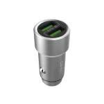 LDNIO C302 Dual USB Ports Output 5A Fast Car Charger with Lightning Cable for iPhone - 14 Day Warranty