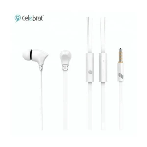 Celebrat G3 Balanced Acoustic Wired Earphones White 14 Day Warranty