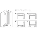 BOSCH Refrigerator Series 6 built-in Full Fridge Digital 319 Liter No Frost White KIR81AF30U