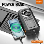 MOXOM MX-AC02 Portable Cordless Air Pump, Power Bank 8000 mAh - 14 Day Warranty