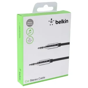 Belkin 0.8M Car Stereo Audio AUX Cable Black