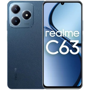 Realme C63 4G LTE Dual SIM 128GB 6GB RAM - Leather Blue