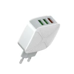 LDNIO A3310Q 3 USB Ports Fast Charger MICRO Silver