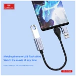 Earldom OT83 OTG 2 in 1 USB3.0 Adapter Cable Nylon Braid Micro/Type C - 14 Day Warranty