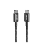 Anker Charging Cable USB-C to USB-C Nylon Cable 3.3ft, 1M 60W Black - A8752H11