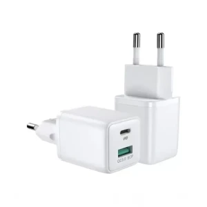 Joyroom L-QP303 Dual Port 30W Mini Charger White