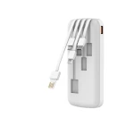 Vidvie PB758 Wired Power Bank 10000 mAh with 4 Ports - White