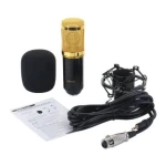 LAVA Condenser Microphone BM-800 Studio Recording Professional Without Stand Black and Gold