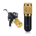 LAVA Condenser Microphone BM-800 Studio Recording Professional Without Stand Black and Gold