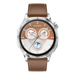 Huawei Smart Watch GT 5 Waterproof, 46 mm, Bluetooth, 1.43" AMOLED Brown Composite Leather Strap, VLI-B19