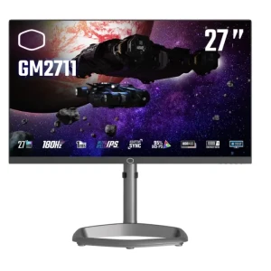 Cooler Master Monitor Gaming 27 Inch Ultra-Speed IPS, 1ms MPRT, 180Hz, FreeSync GM2711