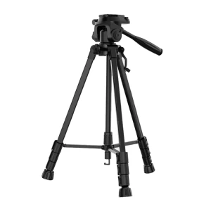 Earldom EH102 Outdoor Portable Tripod for Video Cameras, Phone and Camera Black