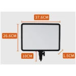 Jmary FM-17RS Panel Video Light 37.6Cm 17 Inch With Remote 40W With Tripod