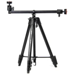 JMARY KP-2207 Lightweight Aluminum Tripod for on the go Photography Needs Black