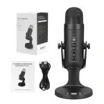 Jmary MC-PW8 USB Microphone for Podcasting, Gaming, Streaming, Recordings with Noise Reduction