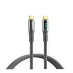 REMAX RC-C032 Elastic Data Cable with Digital Display 100W Type-C to Type-C - 14 Day Warranty