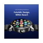 Oraimo OSW-830 5R Pro Smart Watch with 1.43 inch AMOLED Screen, Wireless HD Calling, IP68 Waterproof, Black