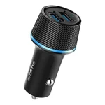 Oraimo Car Charger OCC-21D+D61 Two in One Micro Lighting Cable Black