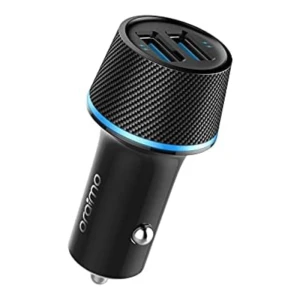 Oraimo Car Charger OCC-21D+D61 Two in One Micro Lighting Cable Black