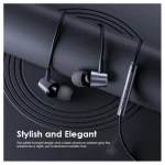 ORAIMO Trumpet 3 OEP-E40 Wired In Ear Earphone With Microphone - Black