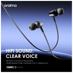 ORAIMO Trumpet 3 OEP-E40 Wired In Ear Earphone With Microphone - Black