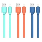 Oraimo OCD-L22P Candy Lightning USB Fast Charging Flat Cable  2.1A 100Cm