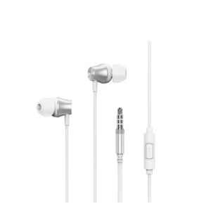 Remax RM-202 Wired 1.2 Meter Earphones White