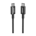 انكر333 كابل USB-C إلى USB-C بطول 3 أقدام،90 سم بقوة 100 وات، اسود - A8756H11