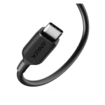 انكر333 كابل USB-C إلى USB-C بطول 6 أقدام، 180 سم, بقوة 100 وات، اسود - A8757H11
