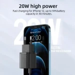 جوي روم L-QP207 محول شاحن صغير سريع ثنائي المنفذ 20 وات أسود