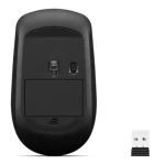 Lenovo Wireless Mouse 400 ,Battery 1200 DPI, 2.4GHz Nano USB Receiver, Bluetooth, Black - GY50R91293