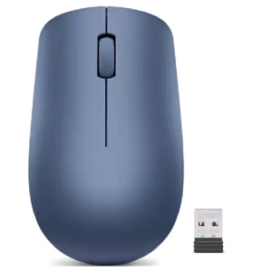 Lenovo Wireless Mouse 530 ,Battery 1200 DPI, 2.4GHz Nano USB-A Receiver, Bluetooth, Abyss Blue - GY50Z18986