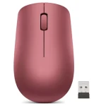 ماوس لينوفو 530 لاسلكي ، بطارية 1200 نقطة في البوصة، مستقبل نانو USB-A 2.4 جيجاهرتز، بلوتوث، أحمر - GY50Z18990