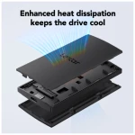 ليكسارSL300 محرك أقراص SSD خارجي محمول بسعة 2 تيرابايت