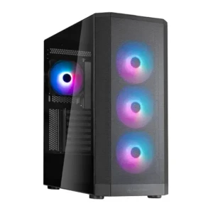 SilverStone FARA 514X ARGB Lighting ATX Mid-Tower Case Black
